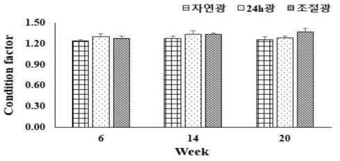 광주기 조절에 따른 비만도