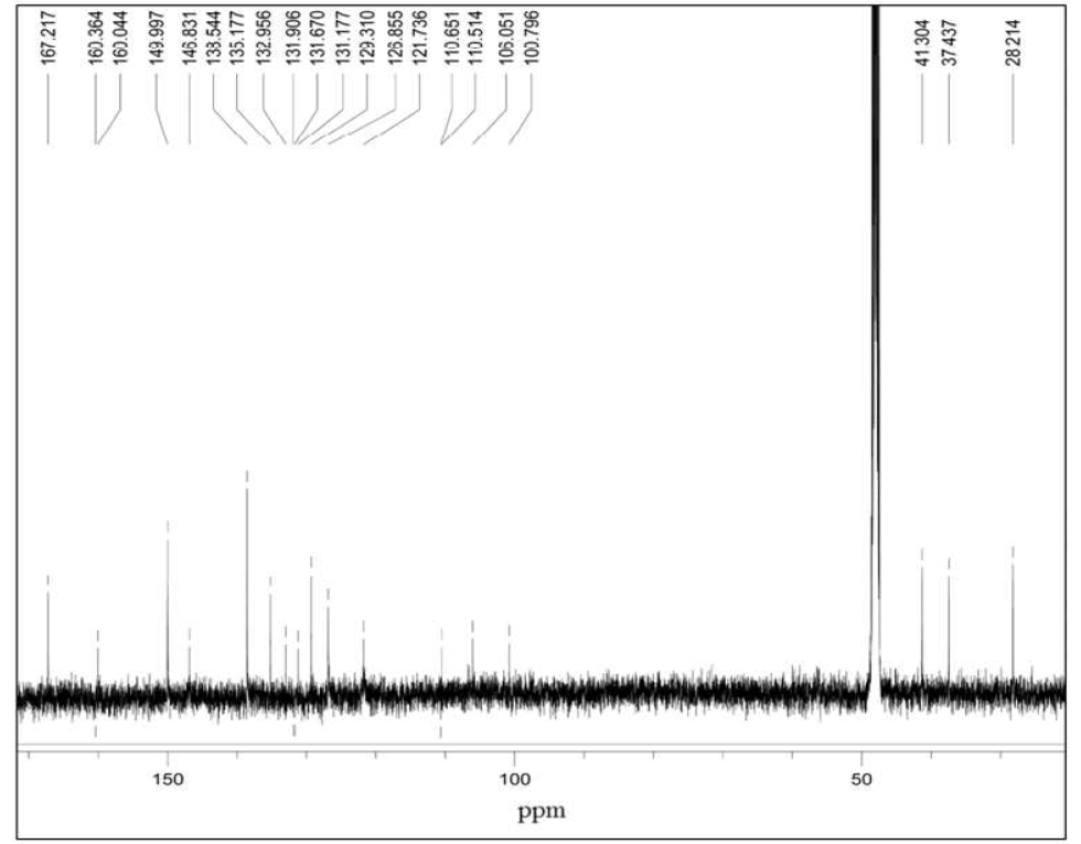 화합물 A-1의 13C NMR 스펙트럼