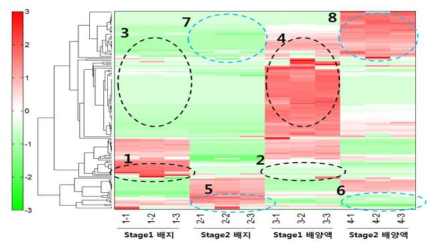 계층군집분석(Hierarchical cluster analysis, HCA) 결과