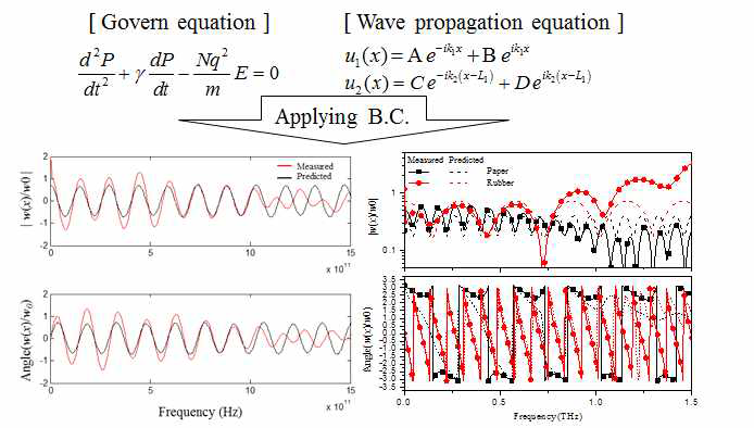다구조 경계조건 적용에 따른 주파수별 파동응답 측정 및 예측 결과