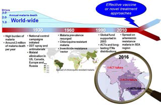 말라리아 약제 내성 출현 현황