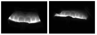 853 ㎚ & 935nm LED 광원에 대한 실제 치아/치주 영상 (1.3 V, 50 ㎃ 인가 시)