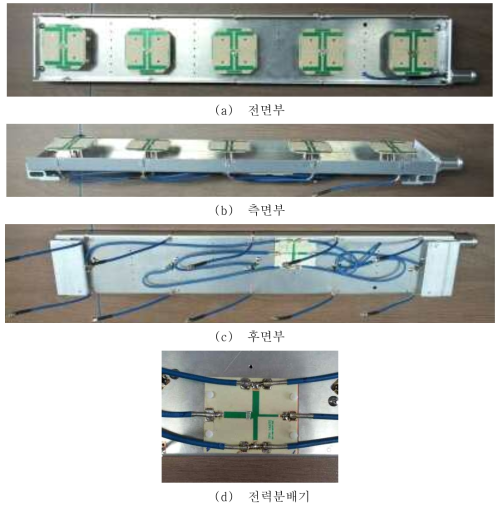 제작된 RF 에너지 하베스팅용 배열안테나 실물사진