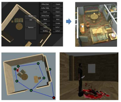 범죄추리 시뮬레이션을 위한 가상현실 콘텐츠 저작도구 (CSIV-VR)