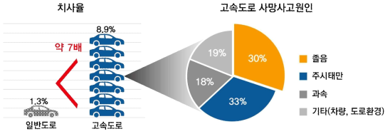 고속도로 사망자고 원인