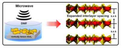 마이크로파를 이용한 전이금속 칼코젠화합물의 층간 거리 증가 연구