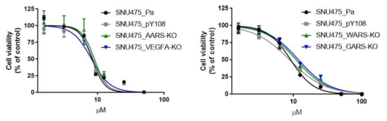 ATP assay to examine cell viability of sorafenib-treated cells