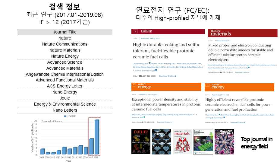 최근 연료전지 문헌 연구 동향