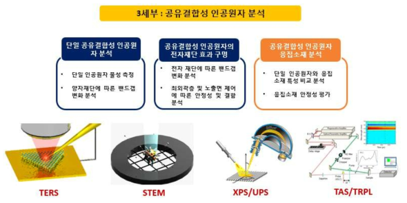 인공원자 연속재단을 위한 소재 분석 개요