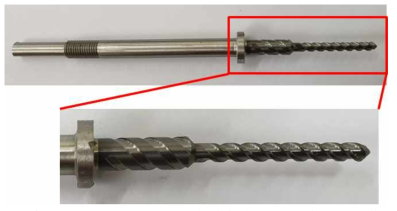 3차 Micro Screw 설계 구조 변경을 위한 재질 변경(내마모성 초경합금)