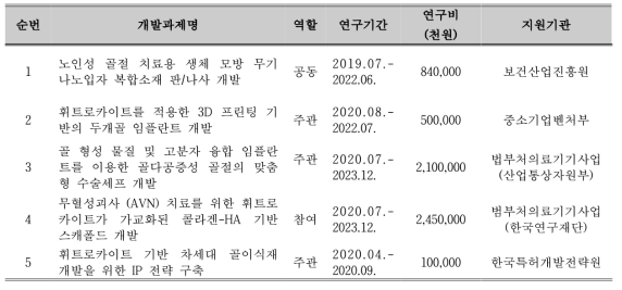 추가 정부과제 리스트