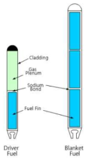 EBR-II 금속연료의 구동 및 블랭킷 핵연료