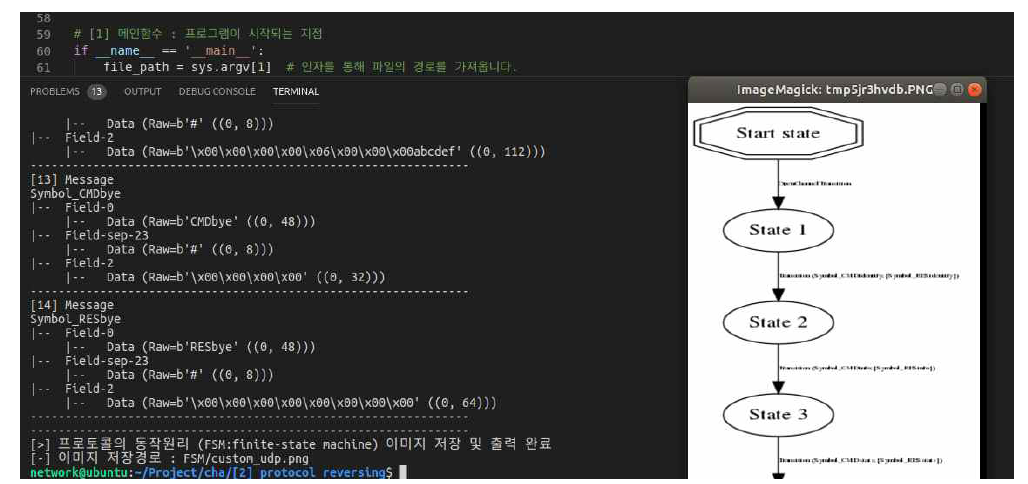 FSM 기반 네트워크 상태 시각화