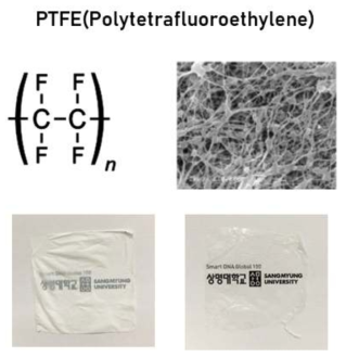 PTFE 분자 구조 및 형태