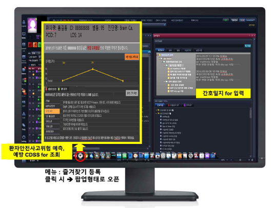 CDSS와 간호일지 UI