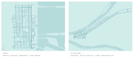 Argoverse data 수집 도시의 rasterized map