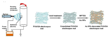 fabrication process of hybrid nanofiber via electrospinning