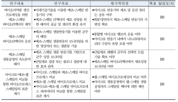 3차년도 연구목표 및 평가착안점