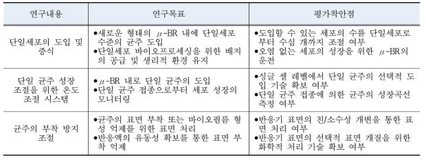 2차년도 연구목표 및 평가착안점