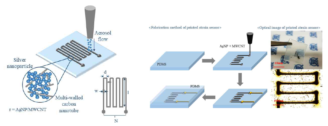 나노입자 센서의 설계 최적화 및 유연 기판의 센서 인쇄
