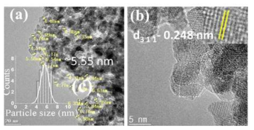 HRTEM images of ISO compound (C-NCFO)