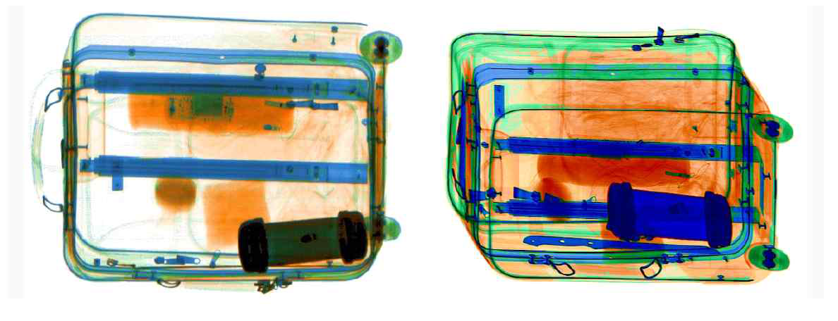 보안검색기용 3차원 투과영상