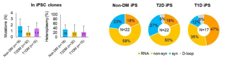 iPSCs에서의 mtDNA mutation 분석