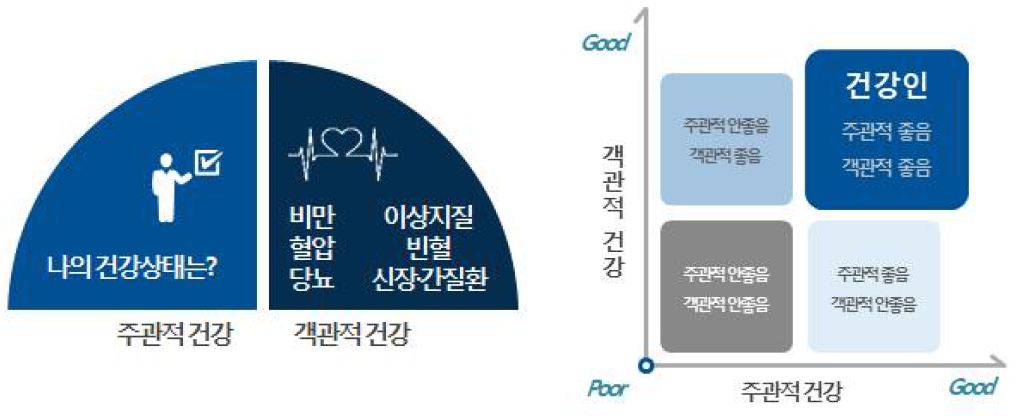 건강인 분류 기준 정의