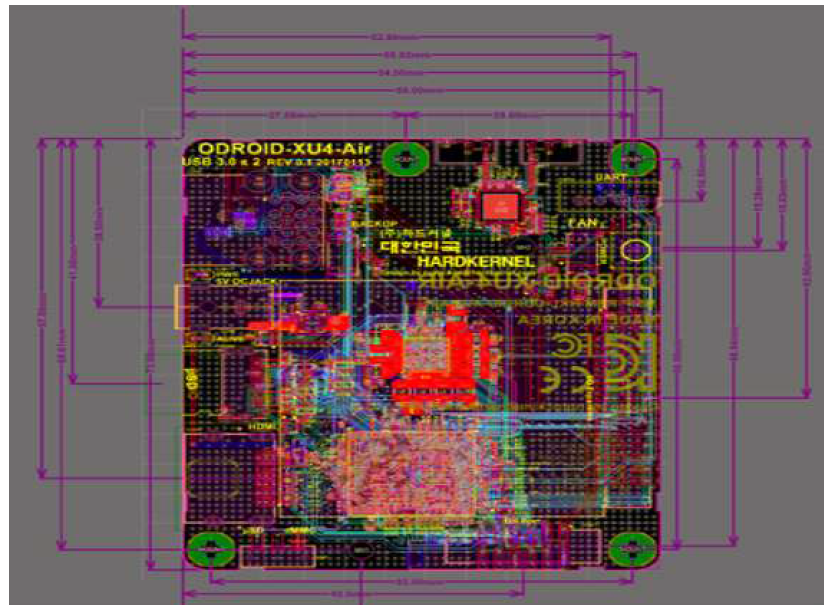 ODROID-XU4 Air P.C.B Layout