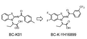 BC-K01과 YH16899의 구조