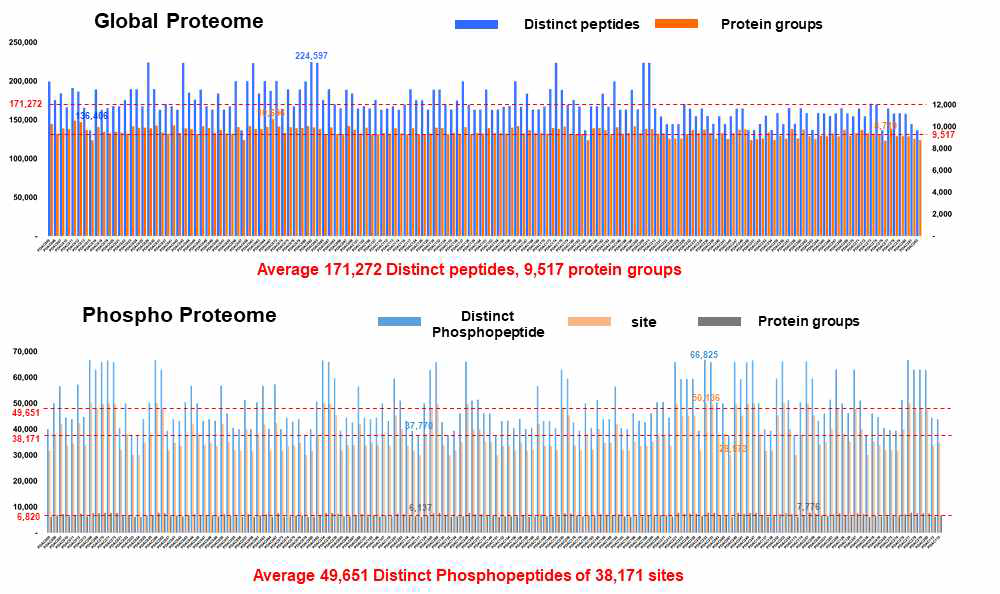 췌장암 조직시료의 유전단백체분석을 통행 동정된 protein coding gene