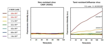 항바이러스제 나노구조체를 이용한 바이러스의 뉴라미니다아제 저해제 내성여부 검출