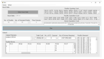 위치 결정과 재고관리를 결합한 시설의 위치 및 수송 용량 결정(DFLI) 모듈