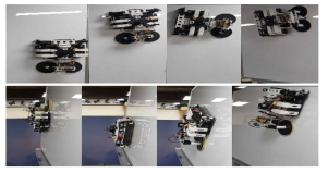 세척로봇(Type III)의 수직 이동 테스트