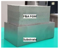 Low alloy steel-Type 316L functionally graded material test block