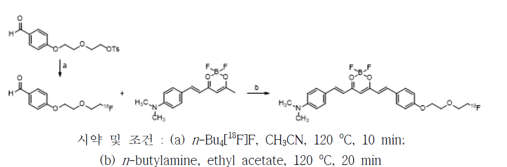 18F-표지 헵타트리엔 유도체 합성방법