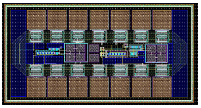 Regulated Cascode Transimpedance Amplifier의 Layout