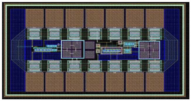 Regulated Cascode Transimpedance Amplifier의 Layout