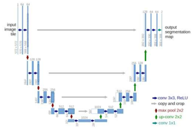 이미지 세그먼테이션에 활용되는 딥러닝 모델 (U-net)
