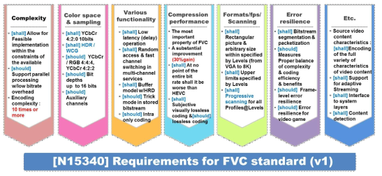 Requirements of FVC standard