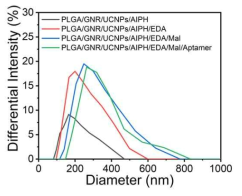 DLS 분석을 통한 표면 개질 과정의 나노 복합체 크기 측정