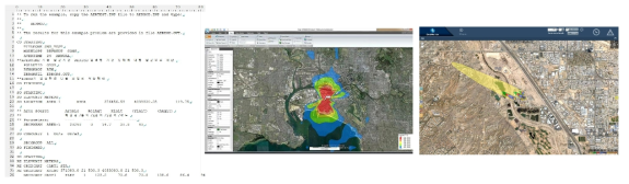 AERMOD input 자료 예시, 상업용 프로그램 예시