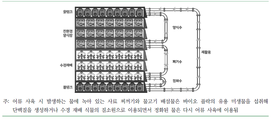 빌딩형 양식장 모형도