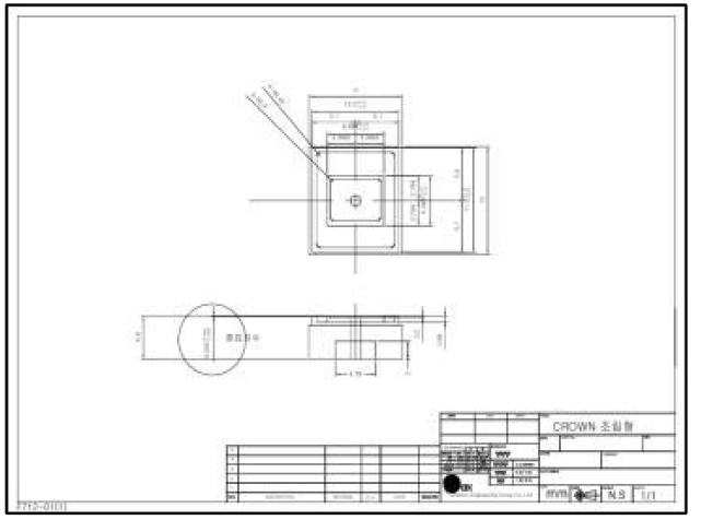 Ceramic crown parts ver.1 도면