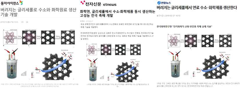 연구 결과 성과 관련 동아사이언스, 전자신문, 연합뉴스 등 언론 보도