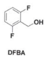 DFBA (2,6-difluorobenzyl alcohol) 구조식