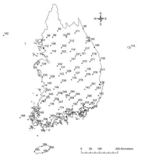 기상청 종관기상관측소 지점