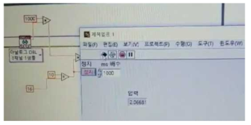 최초 풍력터빈 정지시점 압력