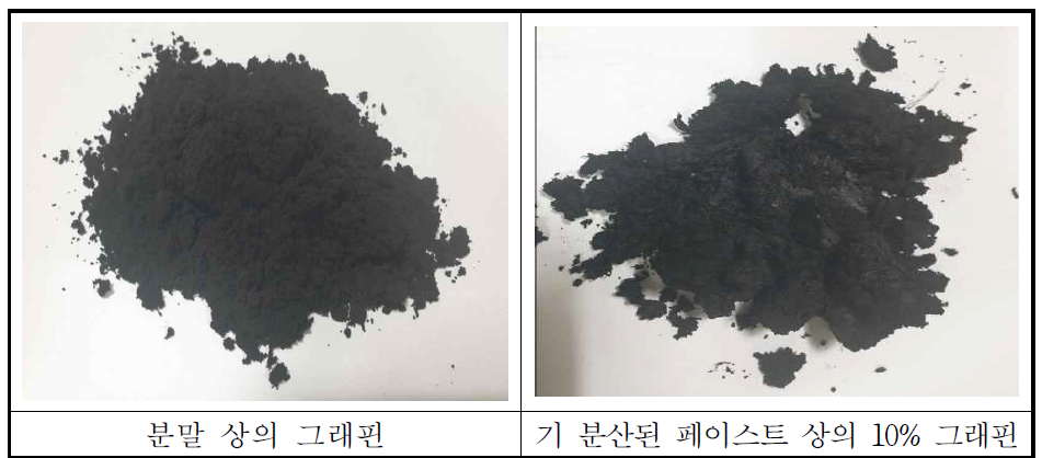 분말 및 페이스트 상의 그래핀