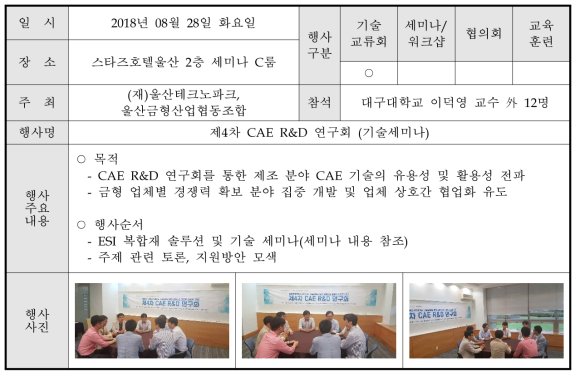 CAE R&D 연구회_4차